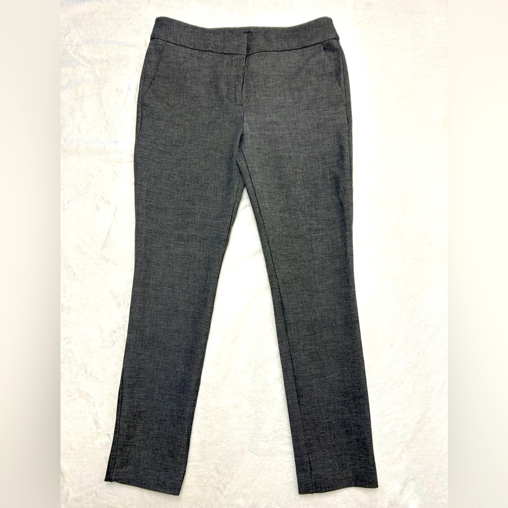 Ann Taylor Loft Marisa Slim Leg Womens Gray Dress Pants Size 8